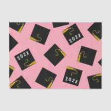 Papel de tono rosado de graduación 2025