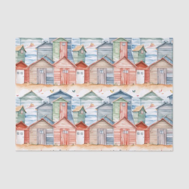 Seda Papel de verano en la playa (Anverso)