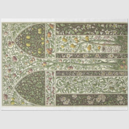 Seda Papel decorativo Art Nouveau de limón