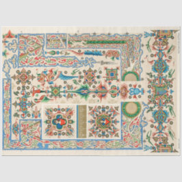 Seda Papel decorativo con estilo de arte folclórico