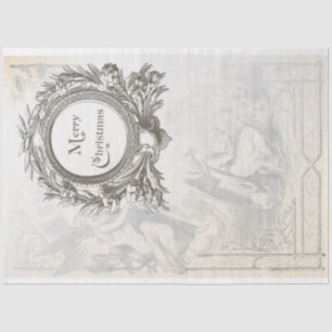 Seda Papel decorativo de muebles de los Navidades ángel