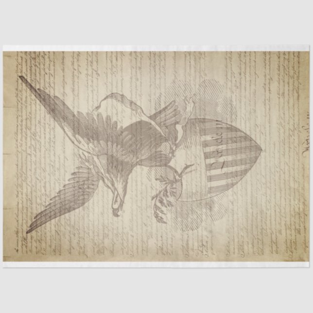 Seda Papel decorativo de muebles patrióticos (Anverso)