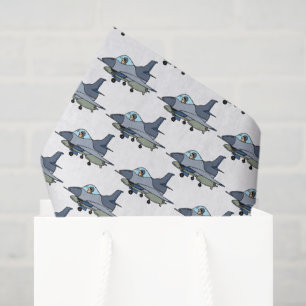 Seda Papel decoupage de avión de combate, Aeronave mili