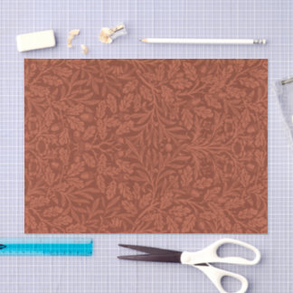 Seda Papel decoupage de bellotas y hojas de roble de Wi