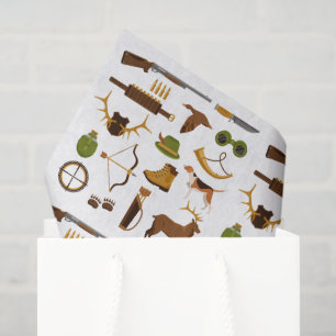 Seda Papel decoupage de cazador, caza al aire libre