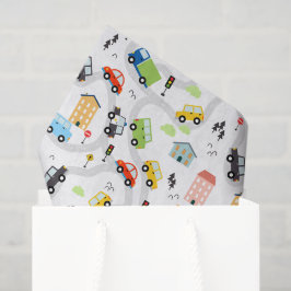Seda Papel decoupage de coches y camiones, Transporte