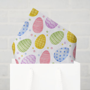 Seda Papel decoupage de huevos de Pascua, primavera col