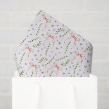 Papel decoupage de lazos rosados, ducha de cumplea
