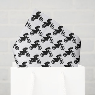 Seda Papel decoupage de Motocross, Bicicleta de tierra 