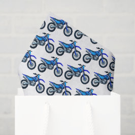 Seda Papel decoupage de Motocross, Pañuelo de Bicicleta