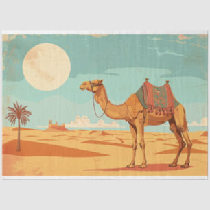 Seda Papel decoupage de muebles con póster vintage de c