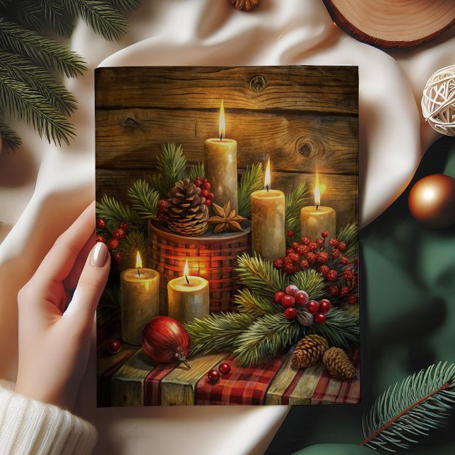 Seda Papel decoupage de velas suaves de Navidad rojo ve (Soft Christmas bells decoupage paper red green art

)