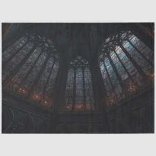 Seda Papel decoupage de ventana de catedral gótica – Me