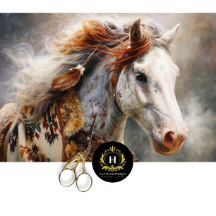 Seda Papel decoupage para muebles de caballo Appaloosa