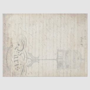 Seda Papel del compañero de Decoupage de las Ephemeras
