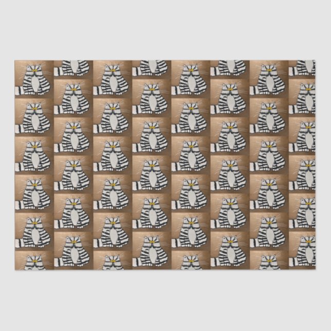 Seda Papel del gato de Botero (Anverso)