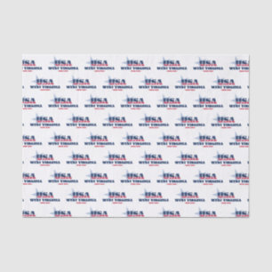 Seda Papel del orgullo del estado de Virginia Occidenta