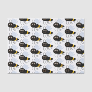 Seda Papel del tejido de abejas felices