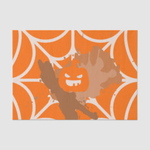 Seda Papel del tejido de calabaza abstracto