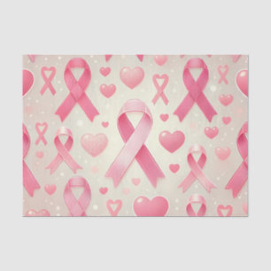 Seda Papel del Tejido de Concienciación sobre el Cáncer