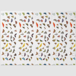 Seda Papel del tejido de la colección de mariposa