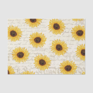 Seda Papel del tejido de la descomposición floral de lo