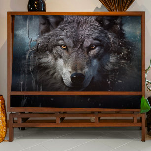 Seda Papel del tejido de la desunión del lobo gris
