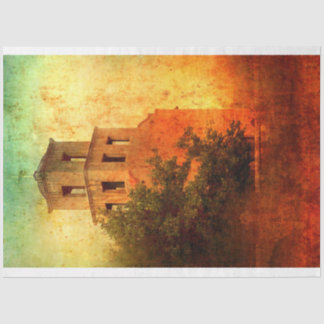 Seda Papel del tejido de la iglesia Santa Fe