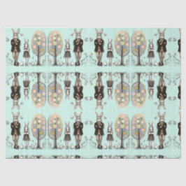 Seda Papel del tejido de la Pascua de Dapper