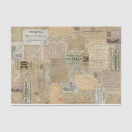 Seda Papel del tejido de la vendimia neutra