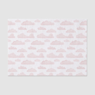 Seda Papel del tejido de las nubes de color de la acuar