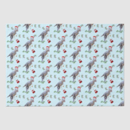 Seda Papel del tejido de los Navidades de dinosaurios