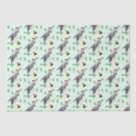 Seda Papel del tejido de los Navidades de dinosaurios