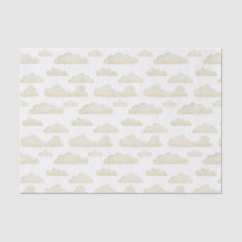 Seda Papel del tejido de nubes acuáticas Gold Dreamtime