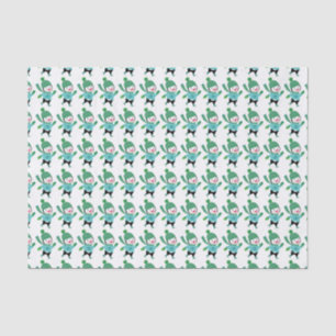 Seda Papel del tejido de vacaciones de los pingüinos de