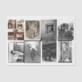 Seda Papel del tejido del colaje de la descomposición d