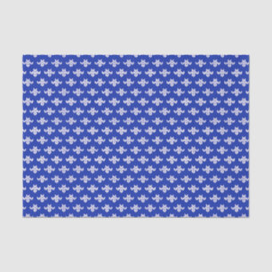 Seda Papel del tejido del KNIT AZUL DE SCANDIA