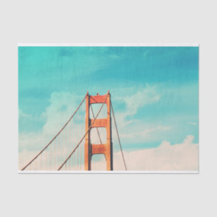 Seda Papel del Tejido del puente dorado de San Francisc