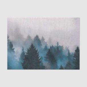 Seda Papel del tejido forestal de niebla