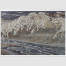 Papel desconchado de pintura de caballos