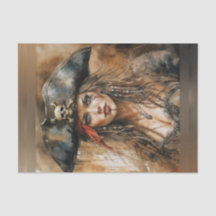 Papel desvalijador del capitán de Bloody Lady Pira