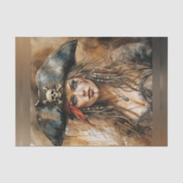 Seda Papel desvalijador del capitán de Bloody Lady Pira