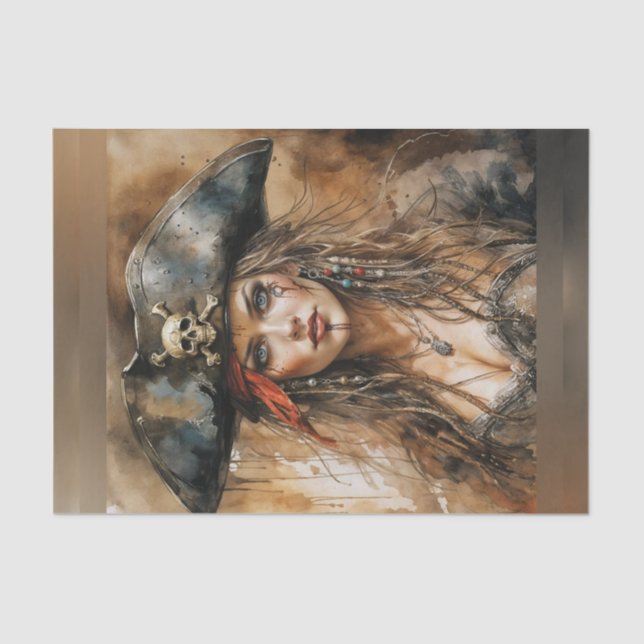 Seda Papel desvalijador del capitán de Bloody Lady Pira (Anverso)