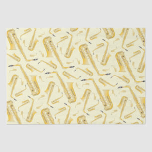 Seda Papel envuelto de profesor de banda saxofonista