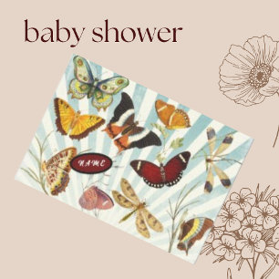 Seda Papel higiénico de Baby Shower para el tejido de m