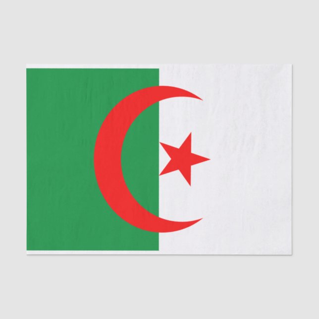 Seda papel higiénico de bandera argelina (Anverso)