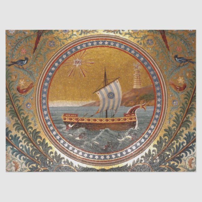 Seda papel higiénico de barcos antiguos (Anverso)
