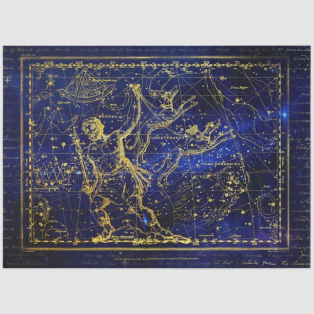 Seda papel higiénico de constelación de bootes (Anverso)