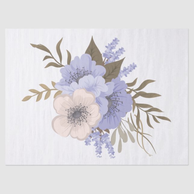 Seda papel higiénico de flores de primavera (Anverso)