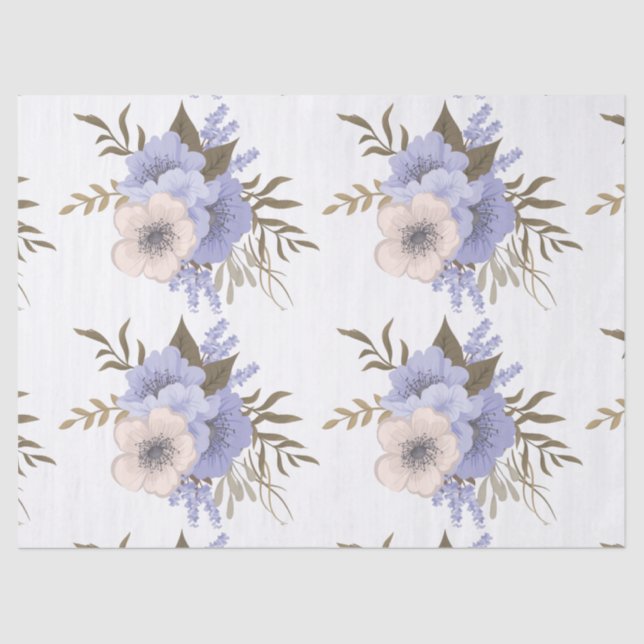 Seda papel higiénico de flores de primavera (Anverso)